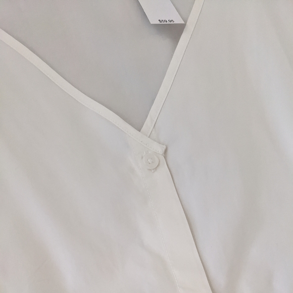 Gap white button down sleeveless dress - Picture 3 of 5